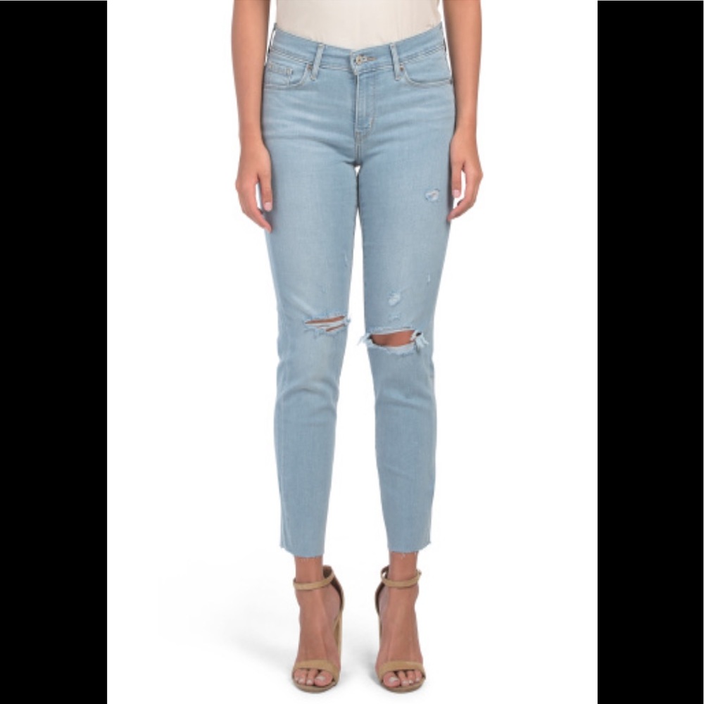 New Levi’s Curvy Straight Crop Jeans Size 0/25